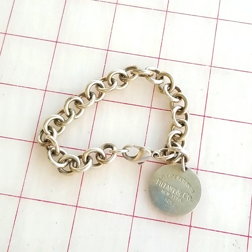 Tiffany's bracelet with charm.